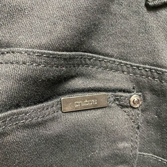 Chico’s The So Soft Lifting Straight Leg Black Jean NWT - Picture 4 of 9
